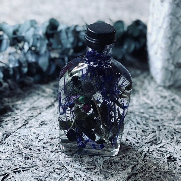 Mott herbarium bottle(blue)