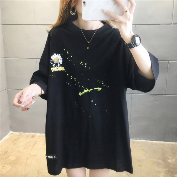 夏秋新商品 732541大きいサイズ 韓国 レディース ファッション    Tシャツ 　 LL-4L