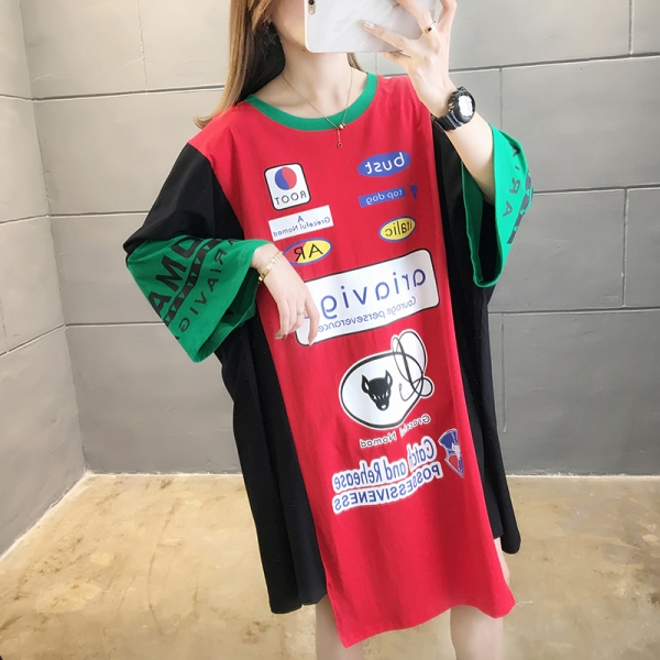 夏秋新商品 732544大きいサイズ 韓国 レディース ファッション    Tシャツ 　 LL-4L