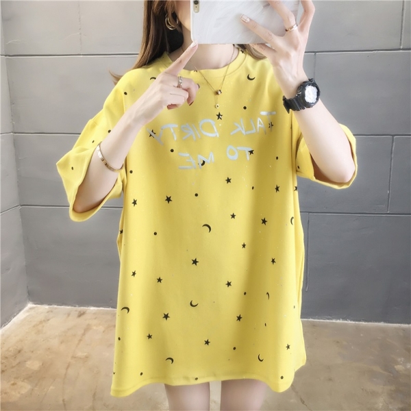 夏秋新商品 732547大きいサイズ 韓国 レディース ファッション    Tシャツ 　 LL-4L