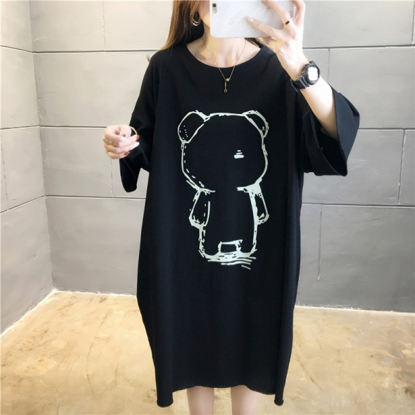 夏秋新商品 732550大きいサイズ 韓国 レディース ファッション    Tシャツ 　 LL-4L