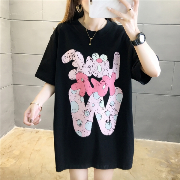 夏秋新商品 732552大きいサイズ 韓国 レディース ファッション    Tシャツ 　 LL-4L