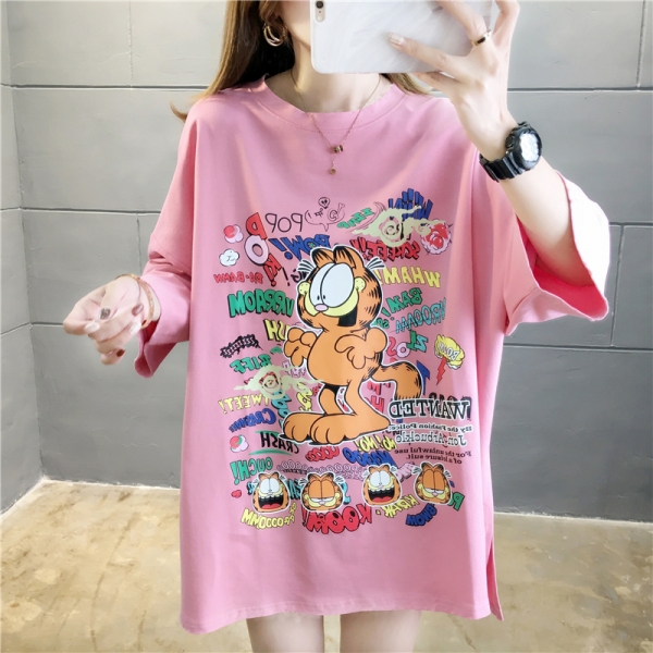 夏秋新商品 732553大きいサイズ 韓国 レディース ファッション    Tシャツ 　 LL-4L