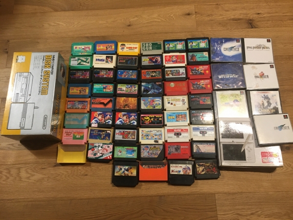 中古品ゲームファミコンカートリッジセット